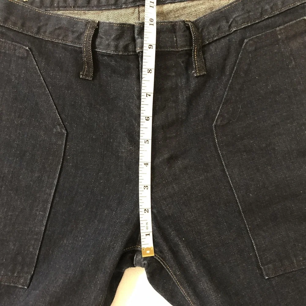 BLKSMTH Jeans Mens 31x34 Blue Selvage Regular Roger Straight Leg Cone Denim USA